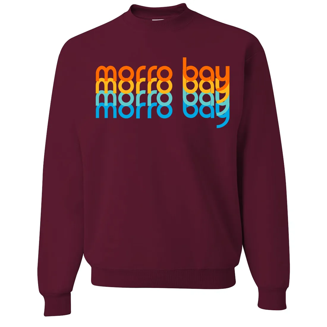 Morro Bay Stacked Crewneck Sweatshirt