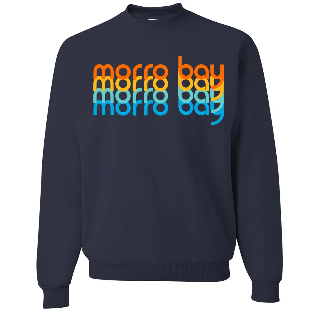 Morro Bay Stacked Crewneck Sweatshirt