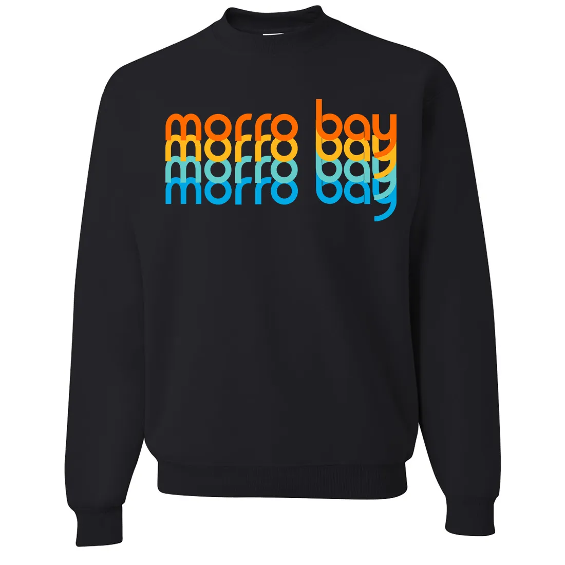 Morro Bay Stacked Crewneck Sweatshirt