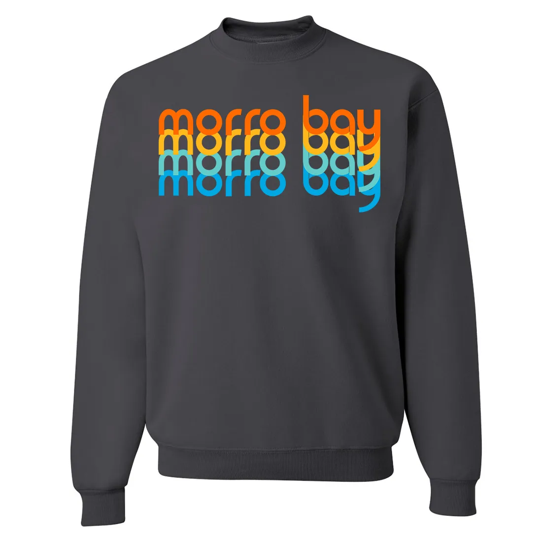 Morro Bay Stacked Crewneck Sweatshirt