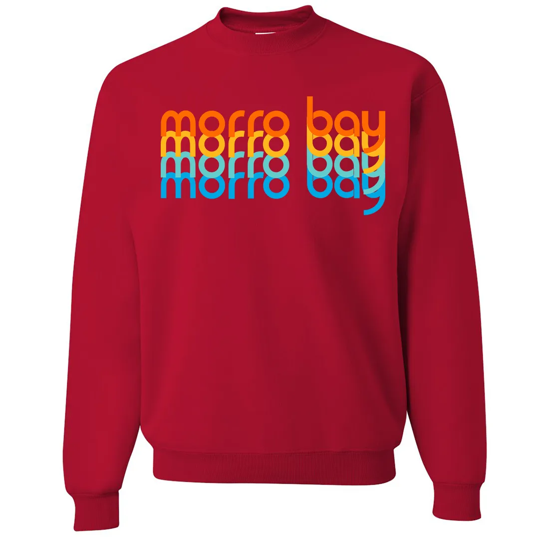 Morro Bay Stacked Crewneck Sweatshirt