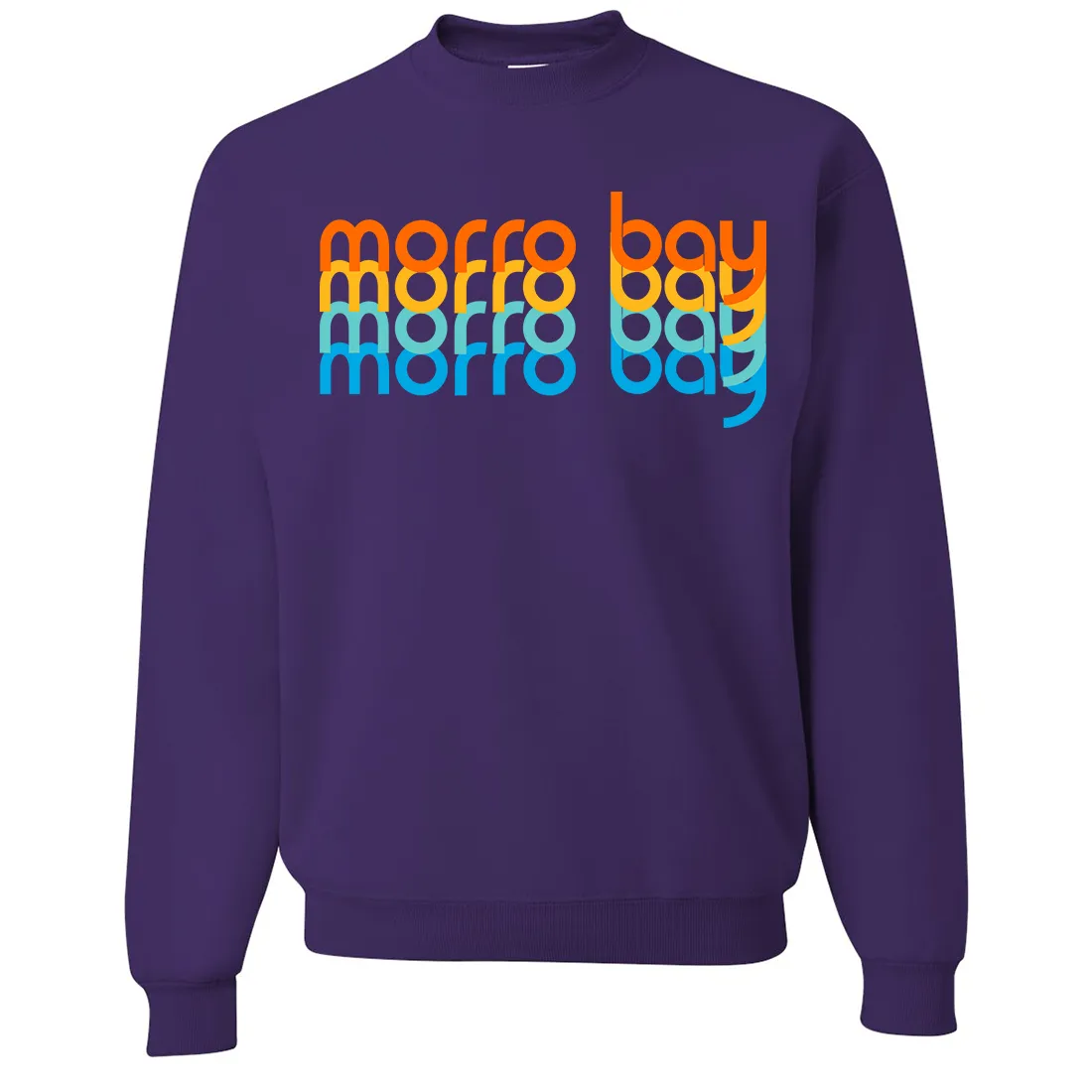 Morro Bay Stacked Crewneck Sweatshirt