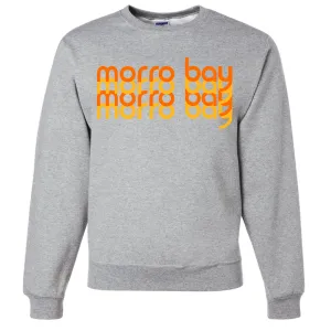 Morro Bay Sunset Stack Crewneck Sweatshirt