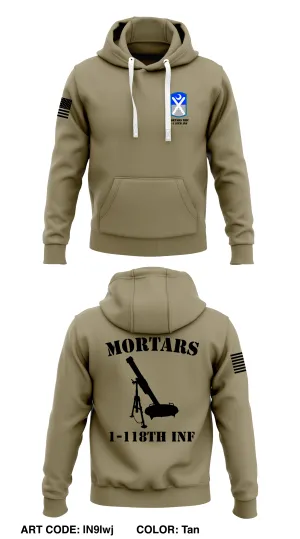 Mortars HHC 1-118th Inf Store 1  Core Men's Hooded Performance Sweatshirt - lN9Iwj