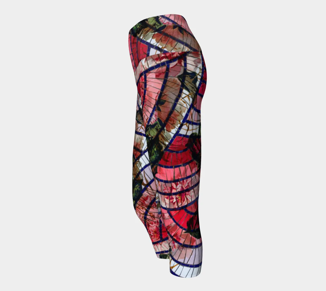 Mosaic Floral Capri