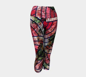 Mosaic Floral Capri