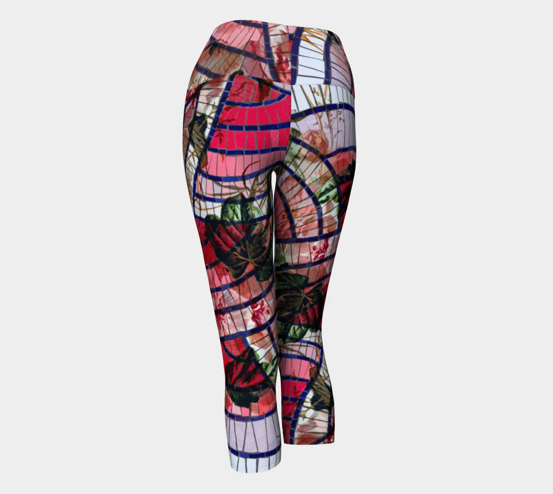 Mosaic Floral Capri