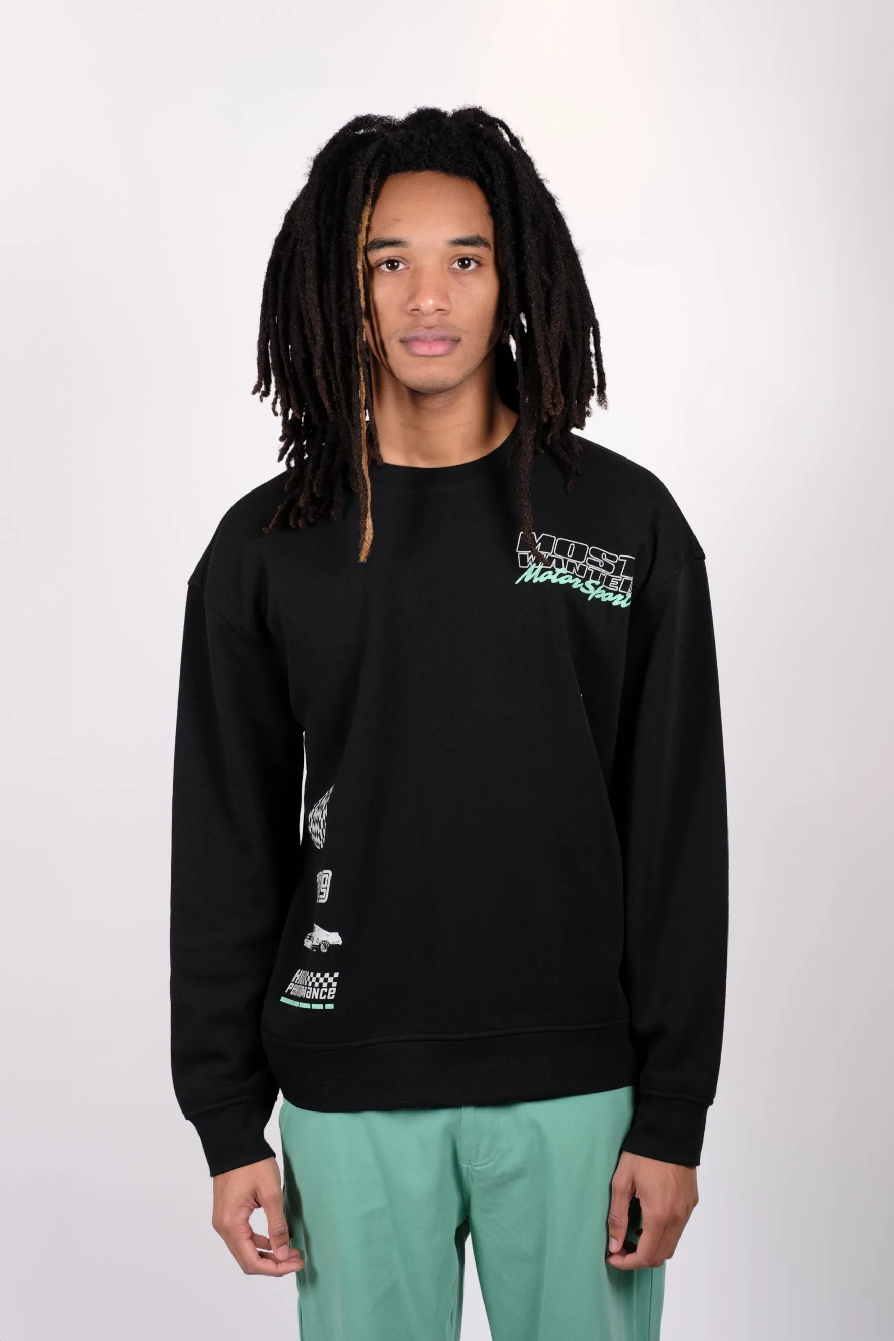 Most Wanted Motorsport Crew Neck Sweatshirt