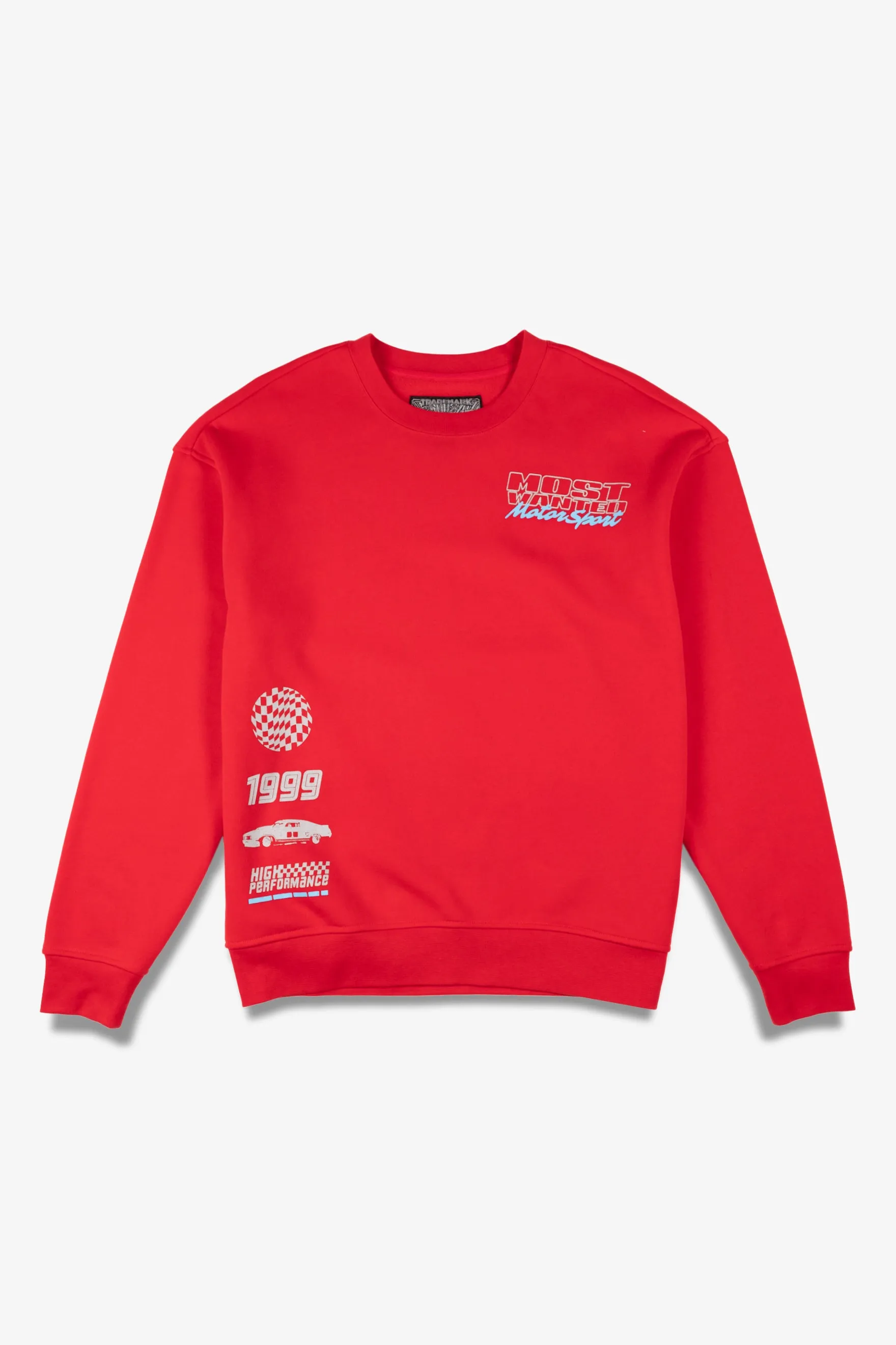 Most Wanted Motorsport Crew Neck Sweatshirt
