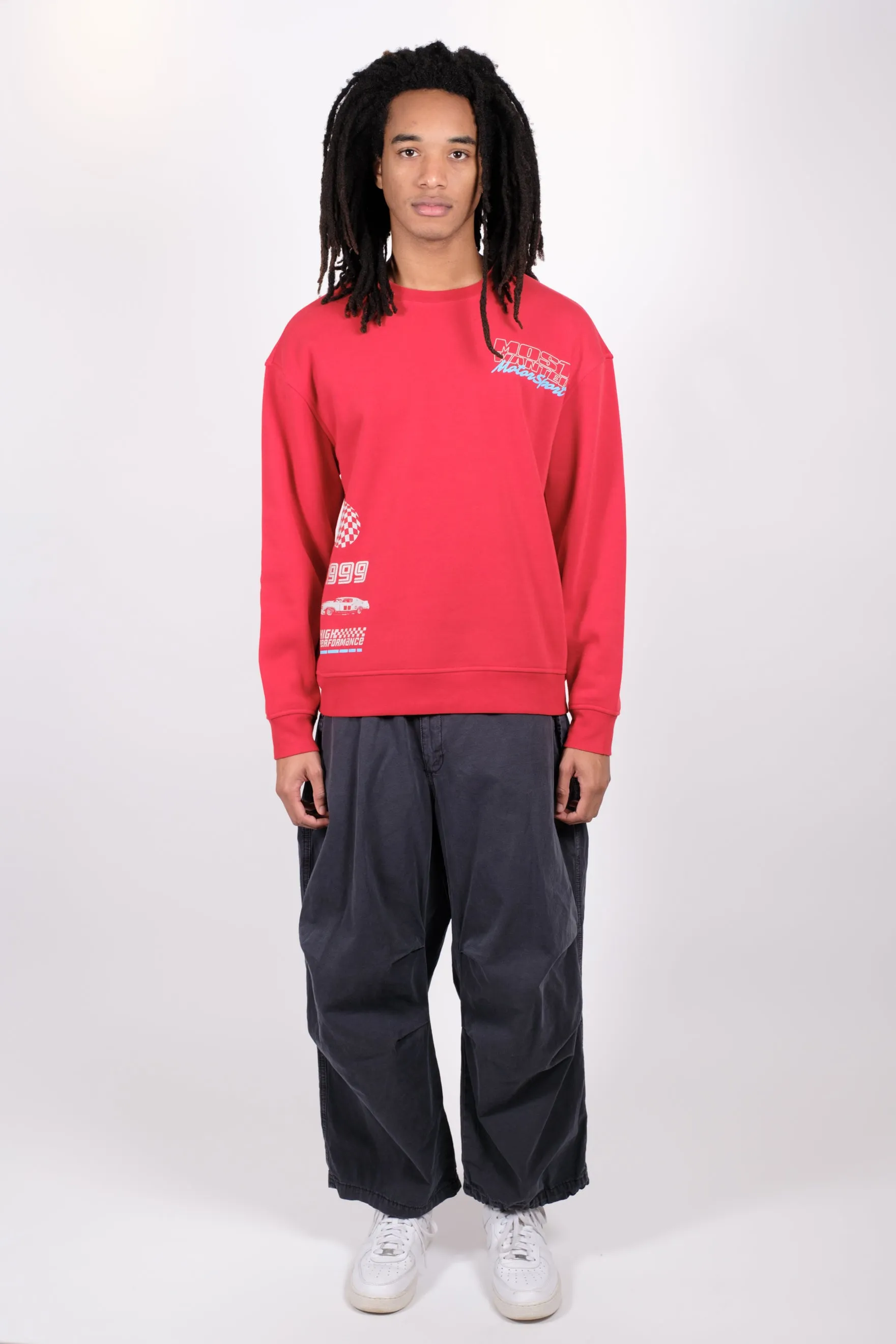 Most Wanted Motorsport Crew Neck Sweatshirt