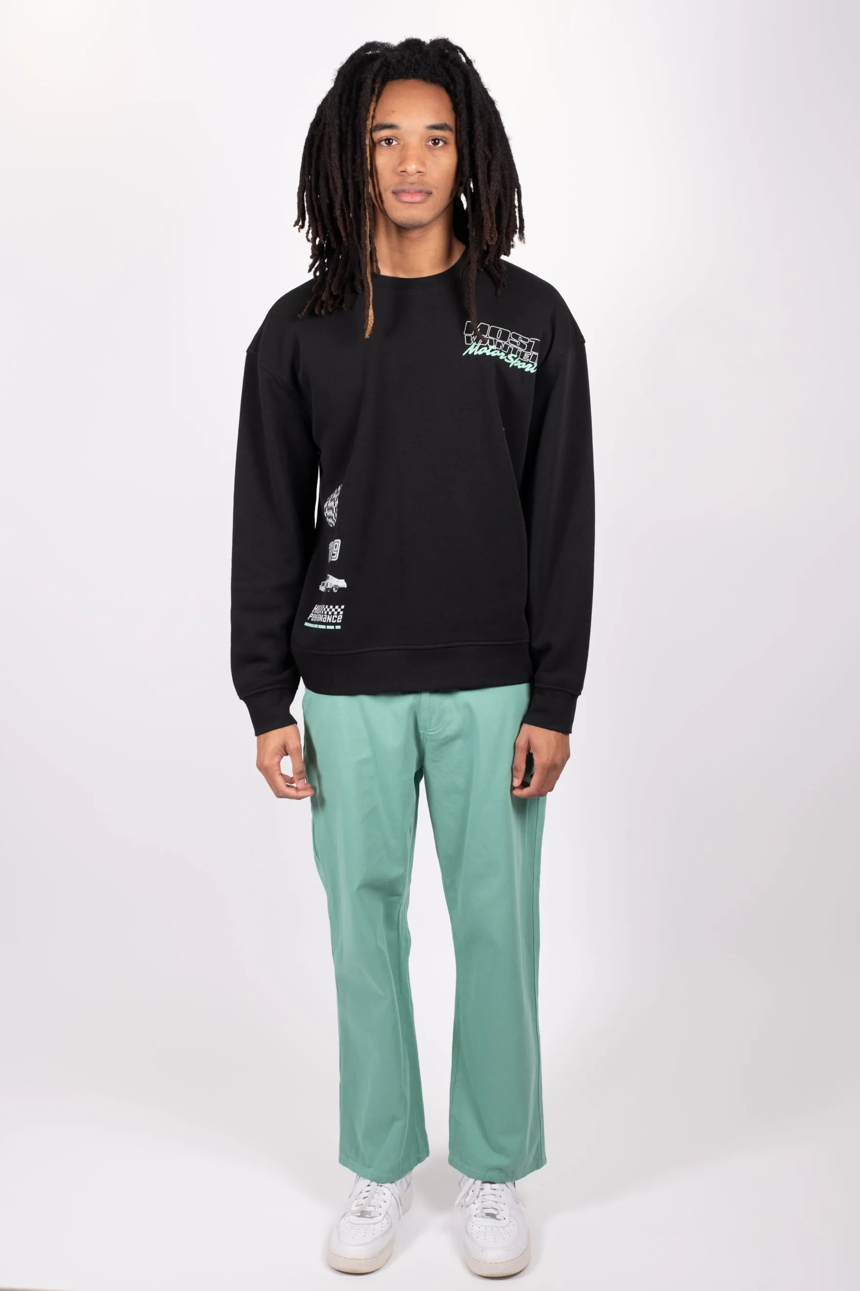 Most Wanted Motorsport Crew Neck Sweatshirt