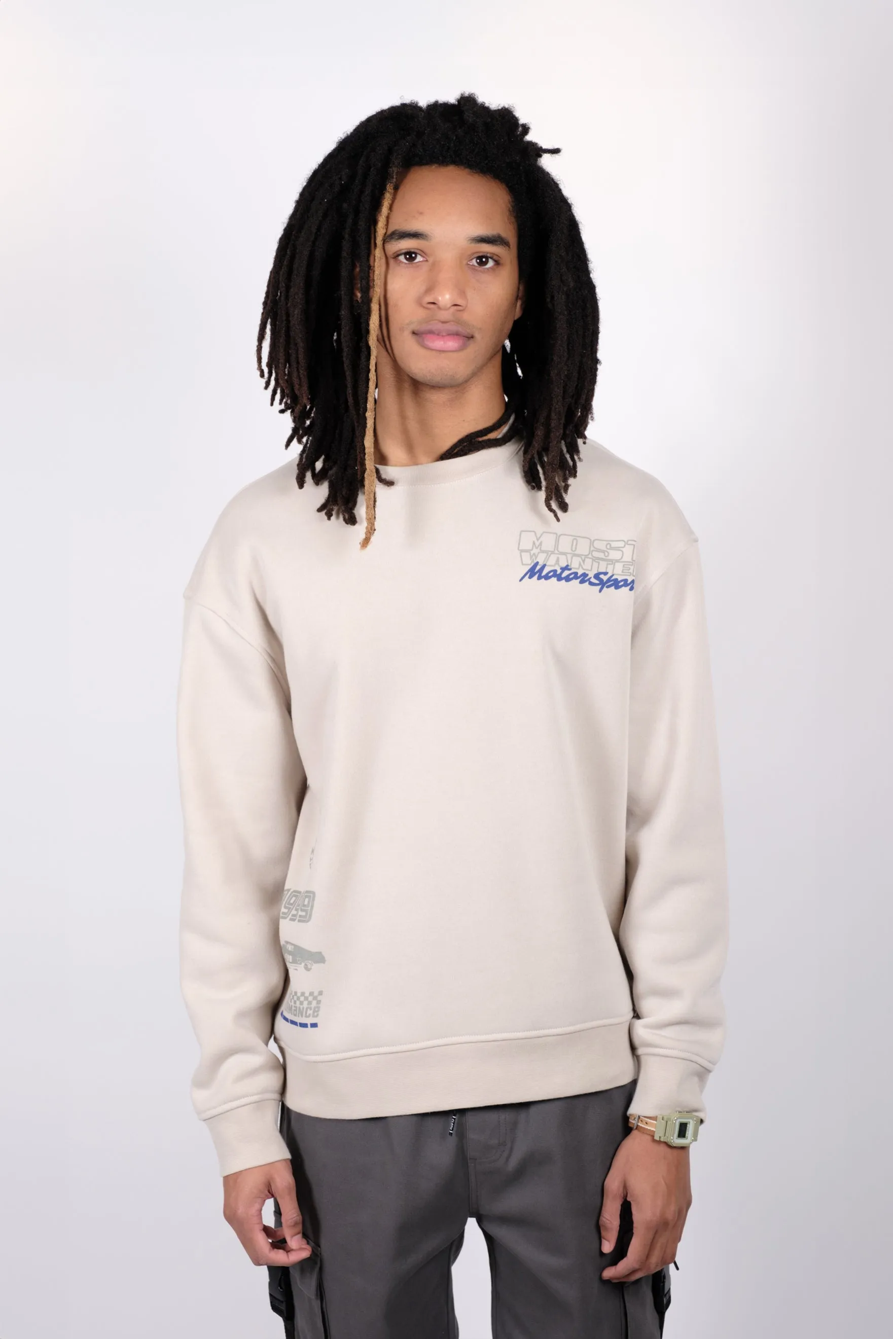 Most Wanted Motorsport Crew Neck Sweatshirt
