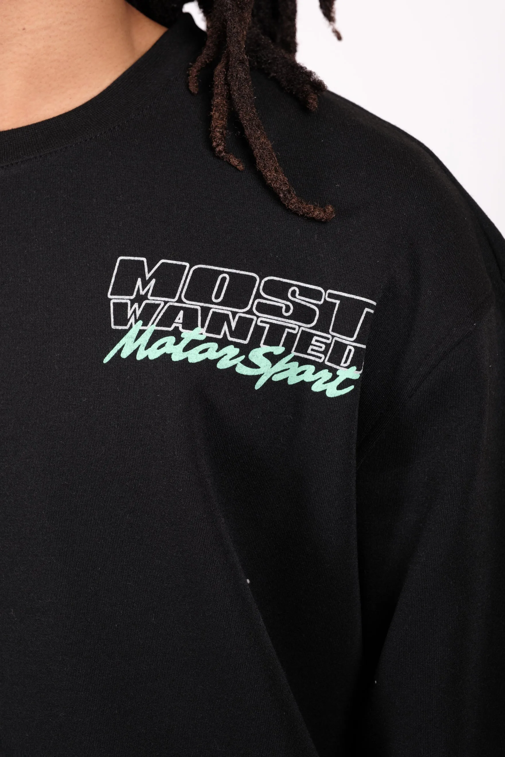Most Wanted Motorsport Crew Neck Sweatshirt