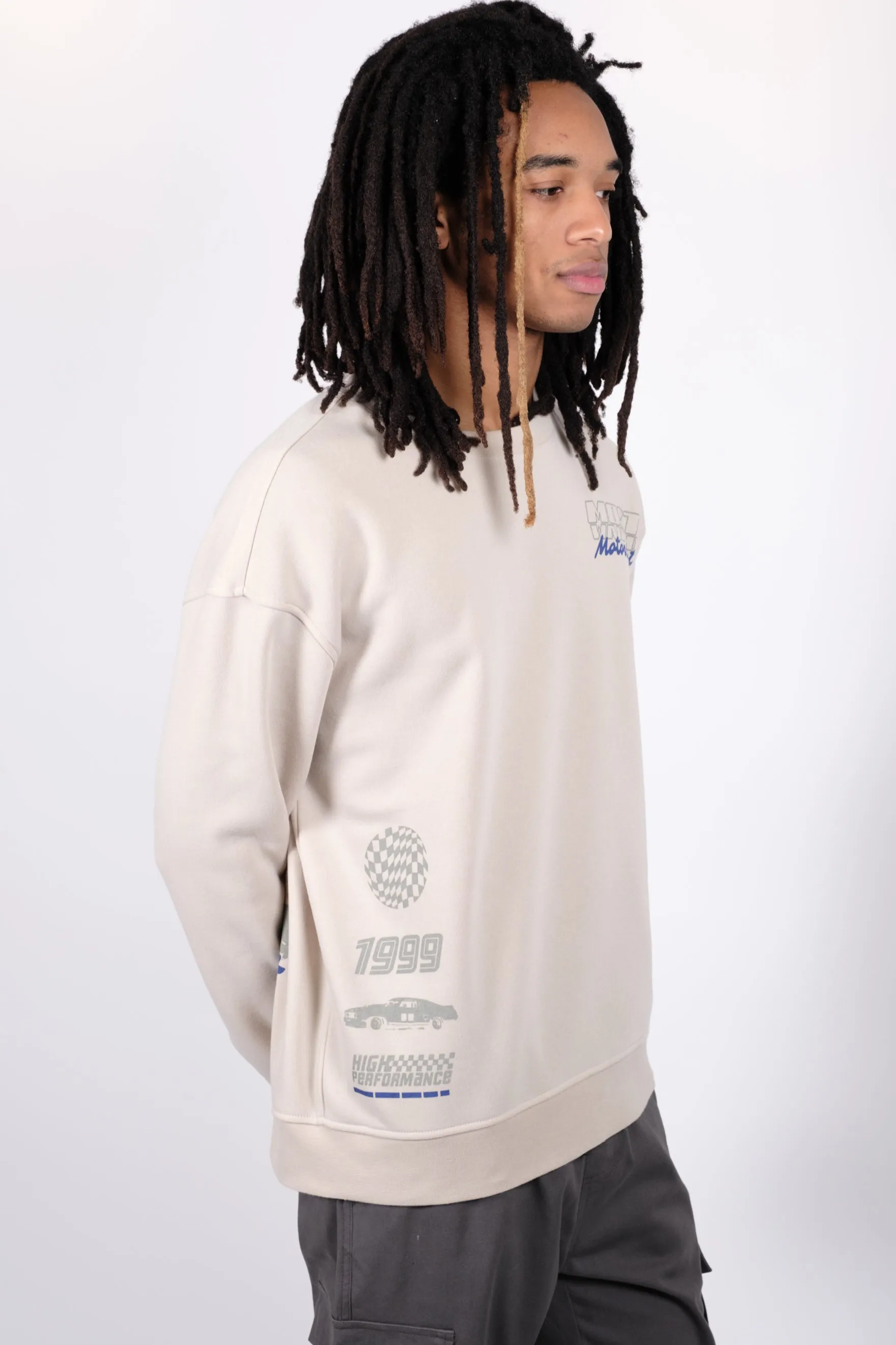 Most Wanted Motorsport Crew Neck Sweatshirt
