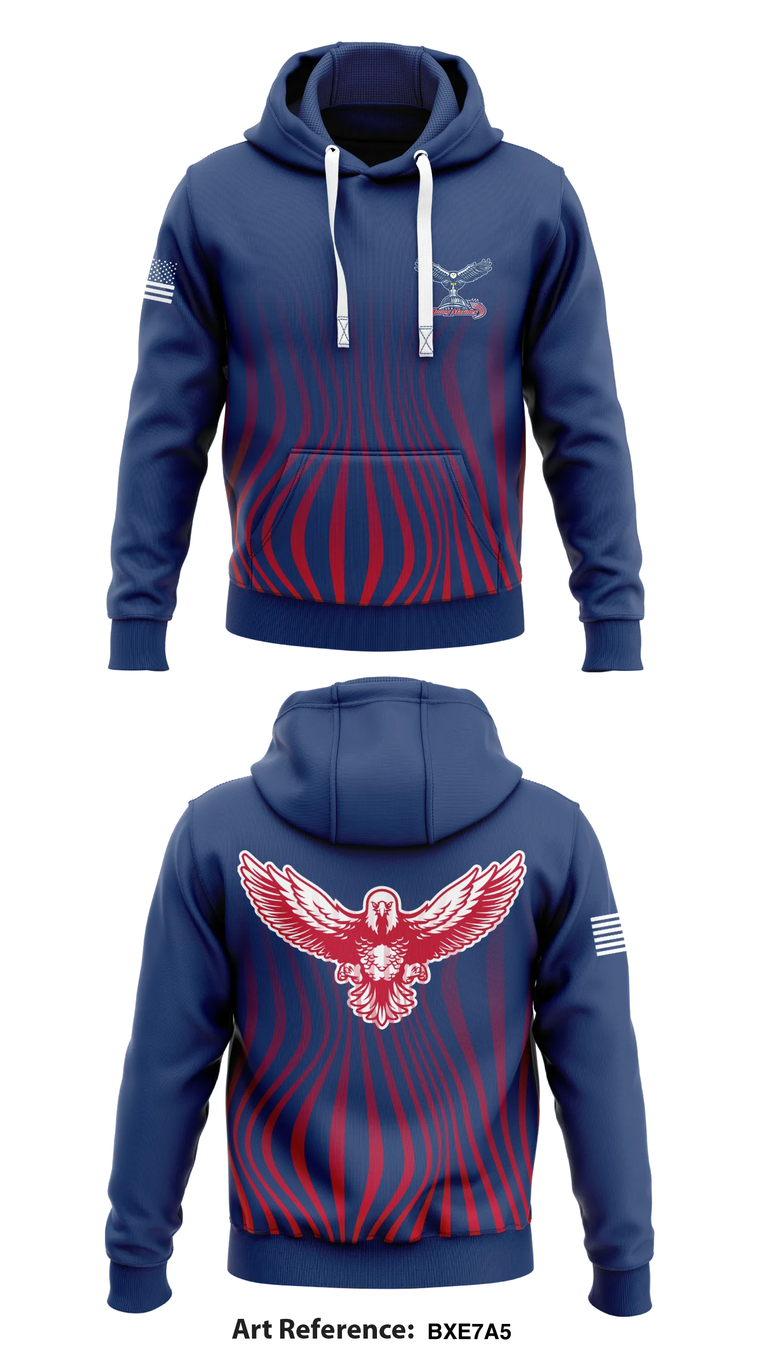 Nations Capitol Young MarinesNations Capitol Young Marines Store 1  Core Men's Hooded Performance Sweatshirt - BxE7a5
