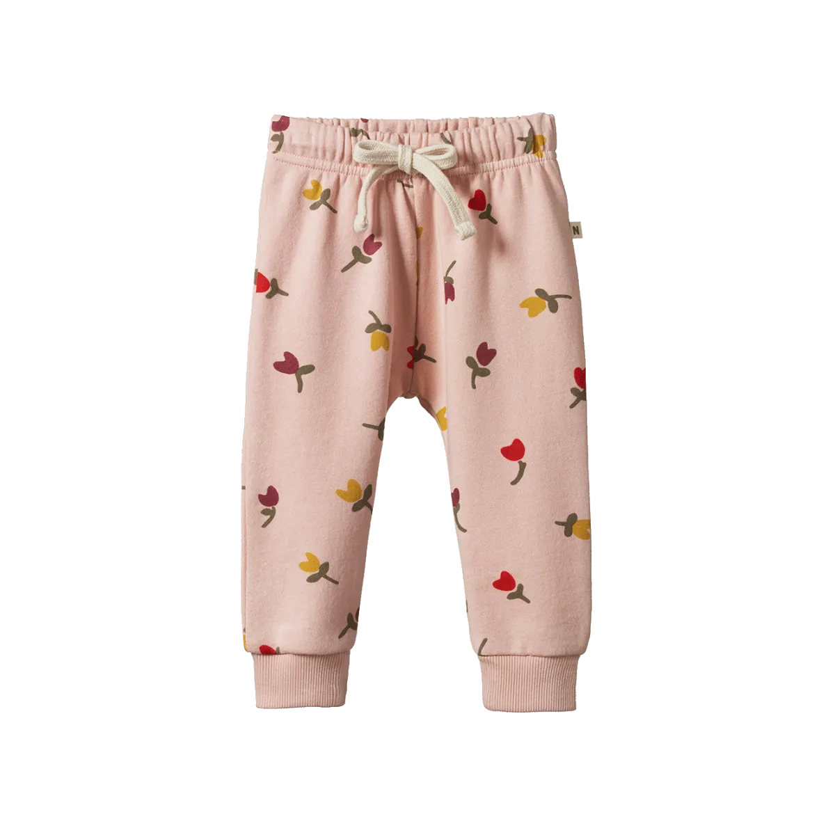 Nature Baby Sunday Track Pants - Tulip Rose Dust