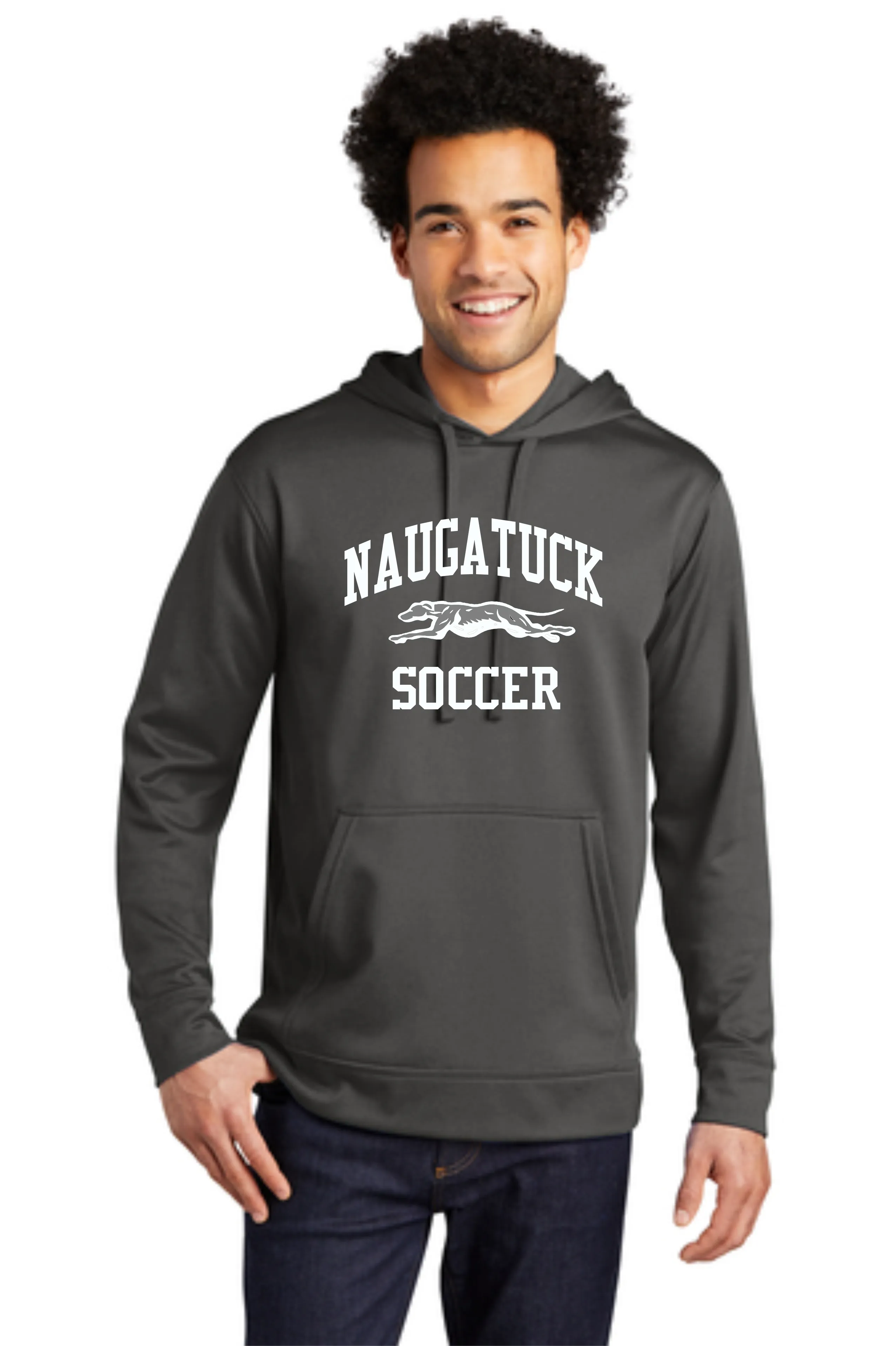 Naugatuck Boys Soccer Performance Blend Hooded Sweatshirt