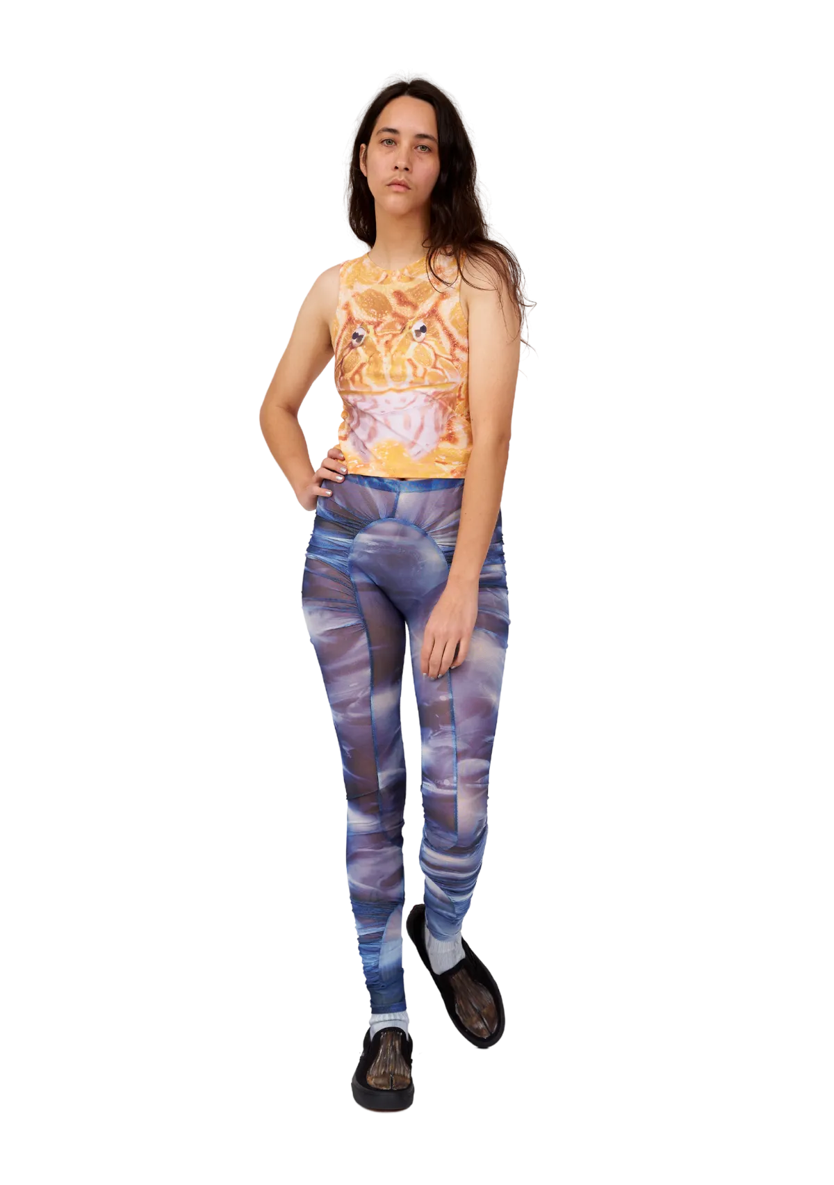 NAVY DOLPHIN PURR LEGGING