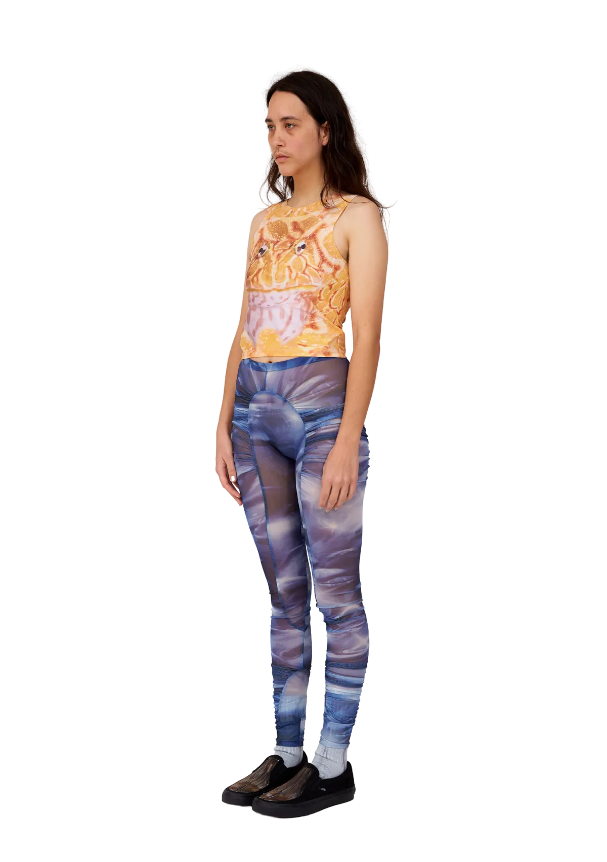 NAVY DOLPHIN PURR LEGGING
