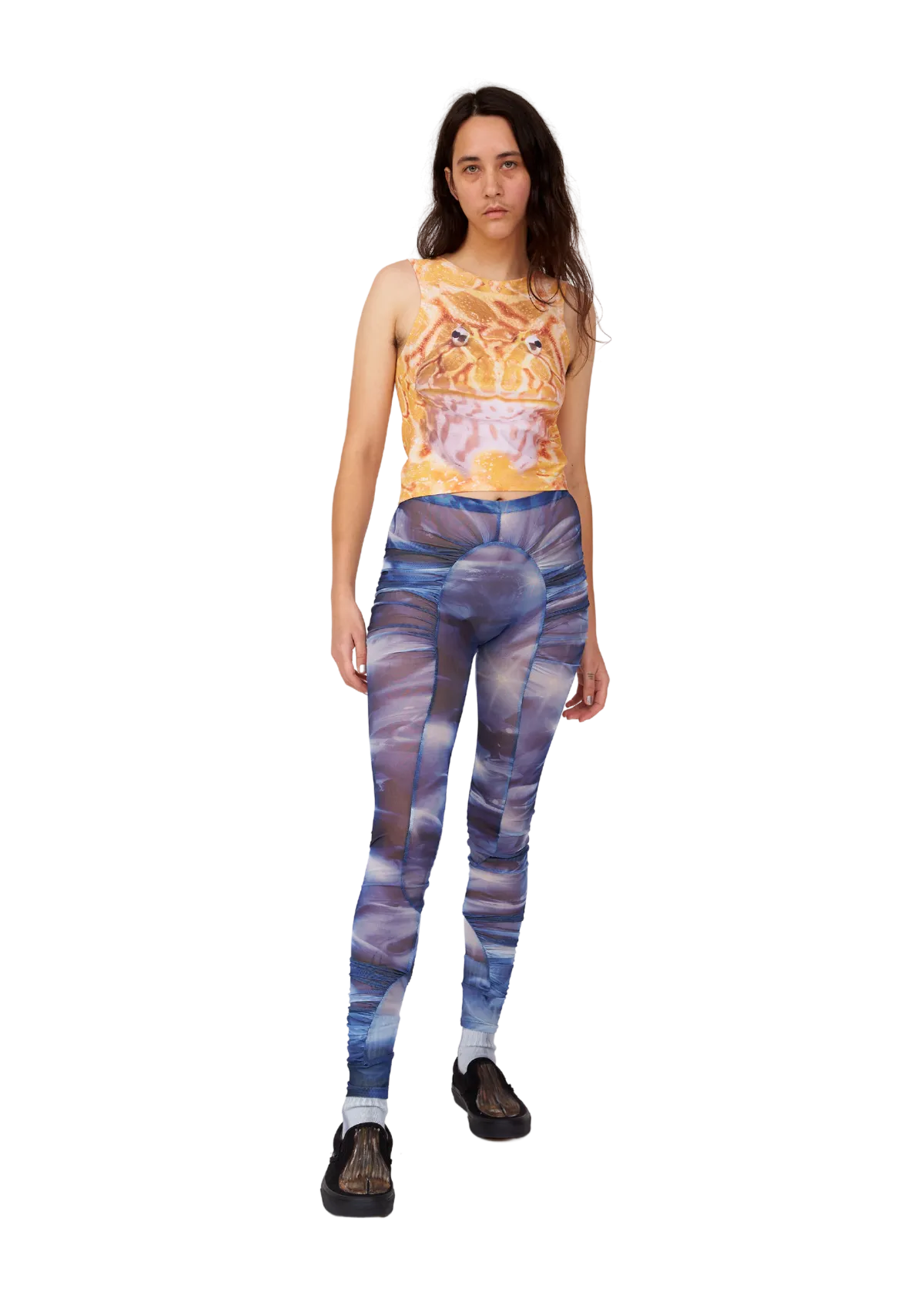 NAVY DOLPHIN PURR LEGGING