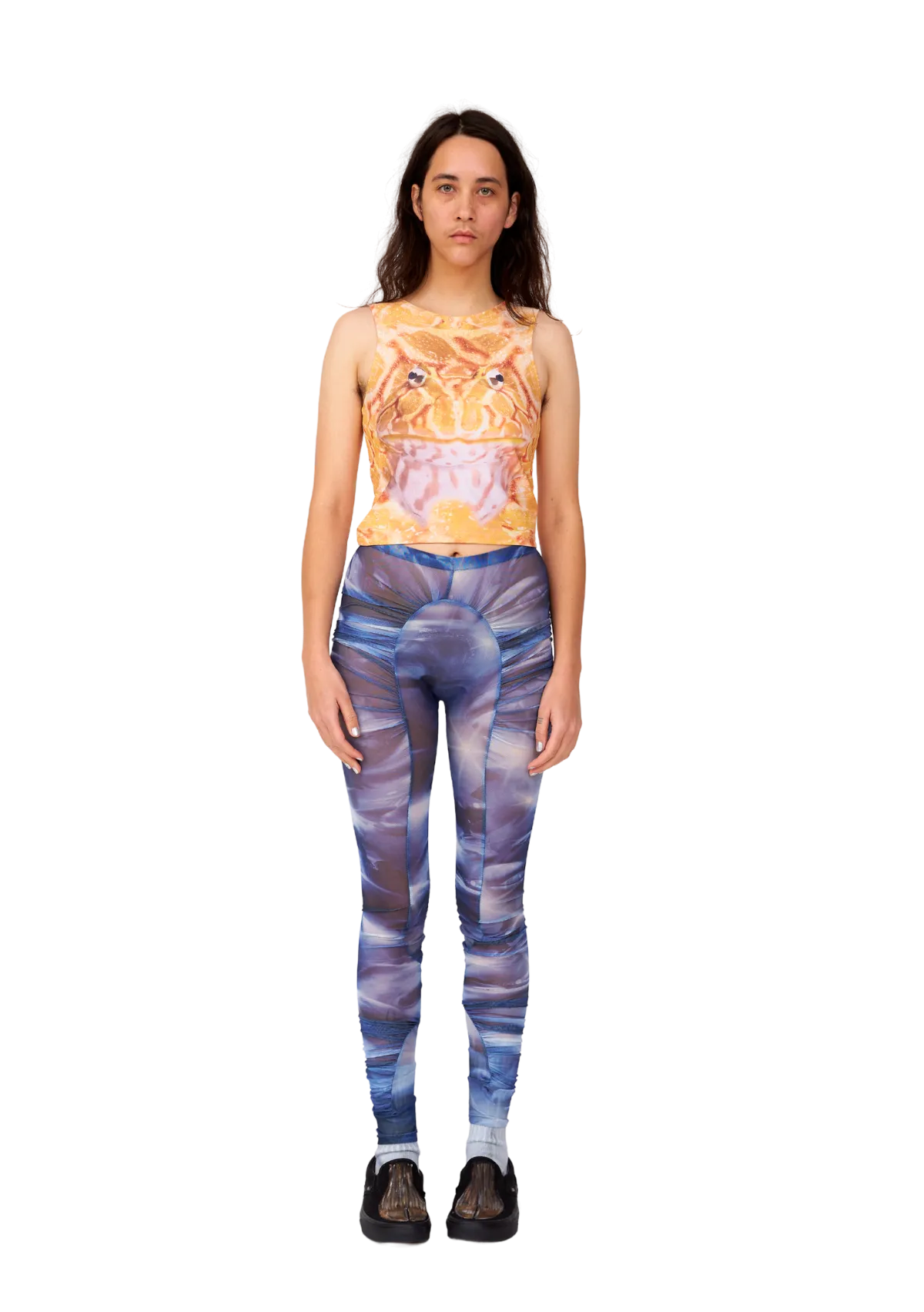 NAVY DOLPHIN PURR LEGGING