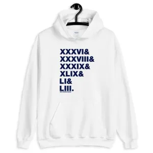 New England 6X World Champions Hooded Sweatshirt