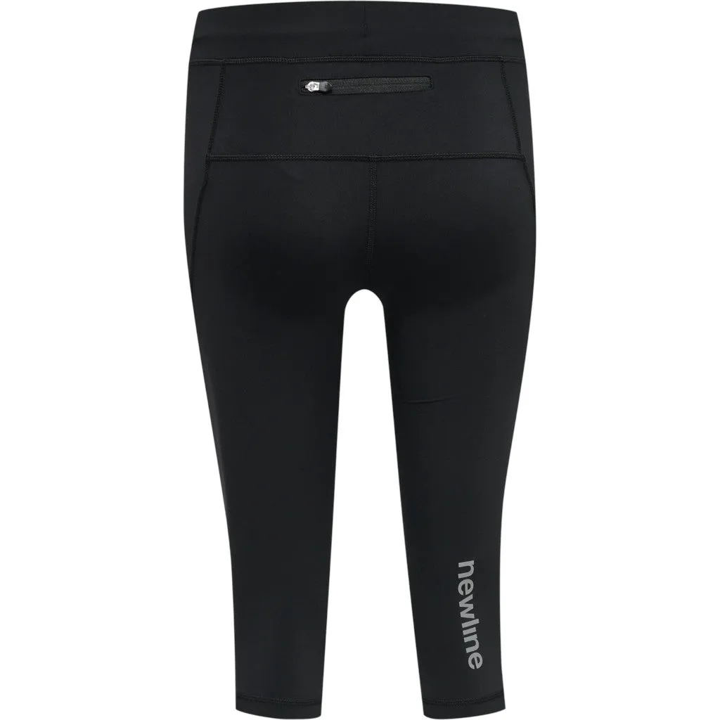 Newline Women Core Knee Tights, Laufhose, Damen, schwarz