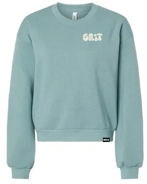 NICA GRiT Groovy Crop-Crewneck Sweatshirt