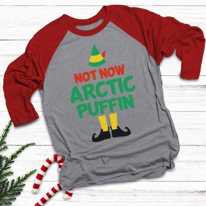 Not Now Arctic Puffin Raglan