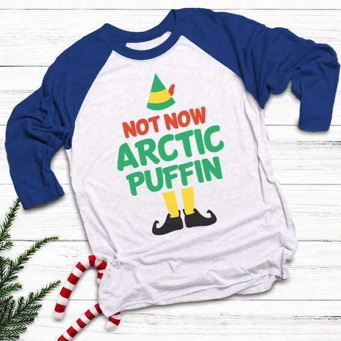 Not Now Arctic Puffin Raglan