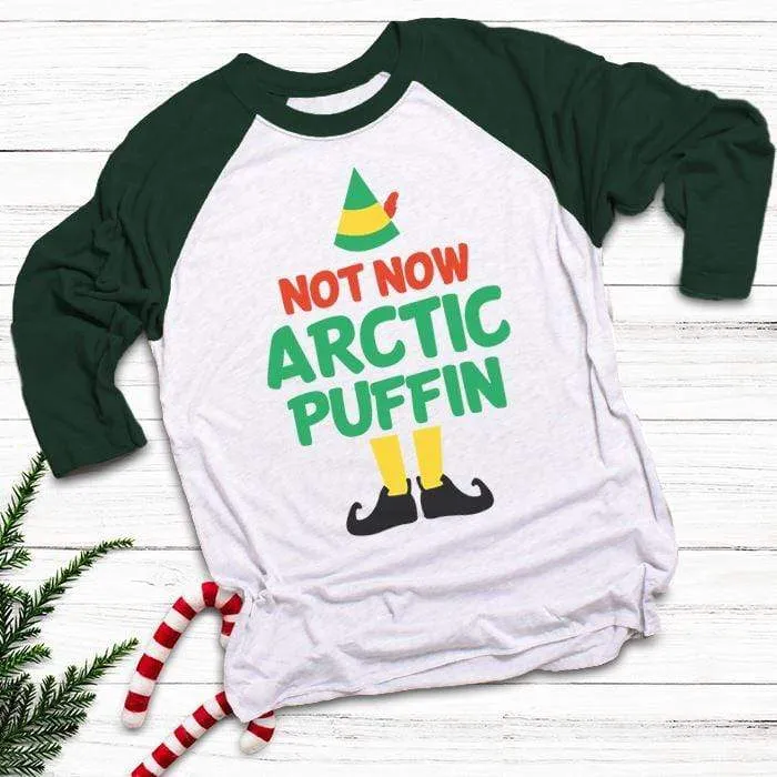 Not Now Arctic Puffin Raglan