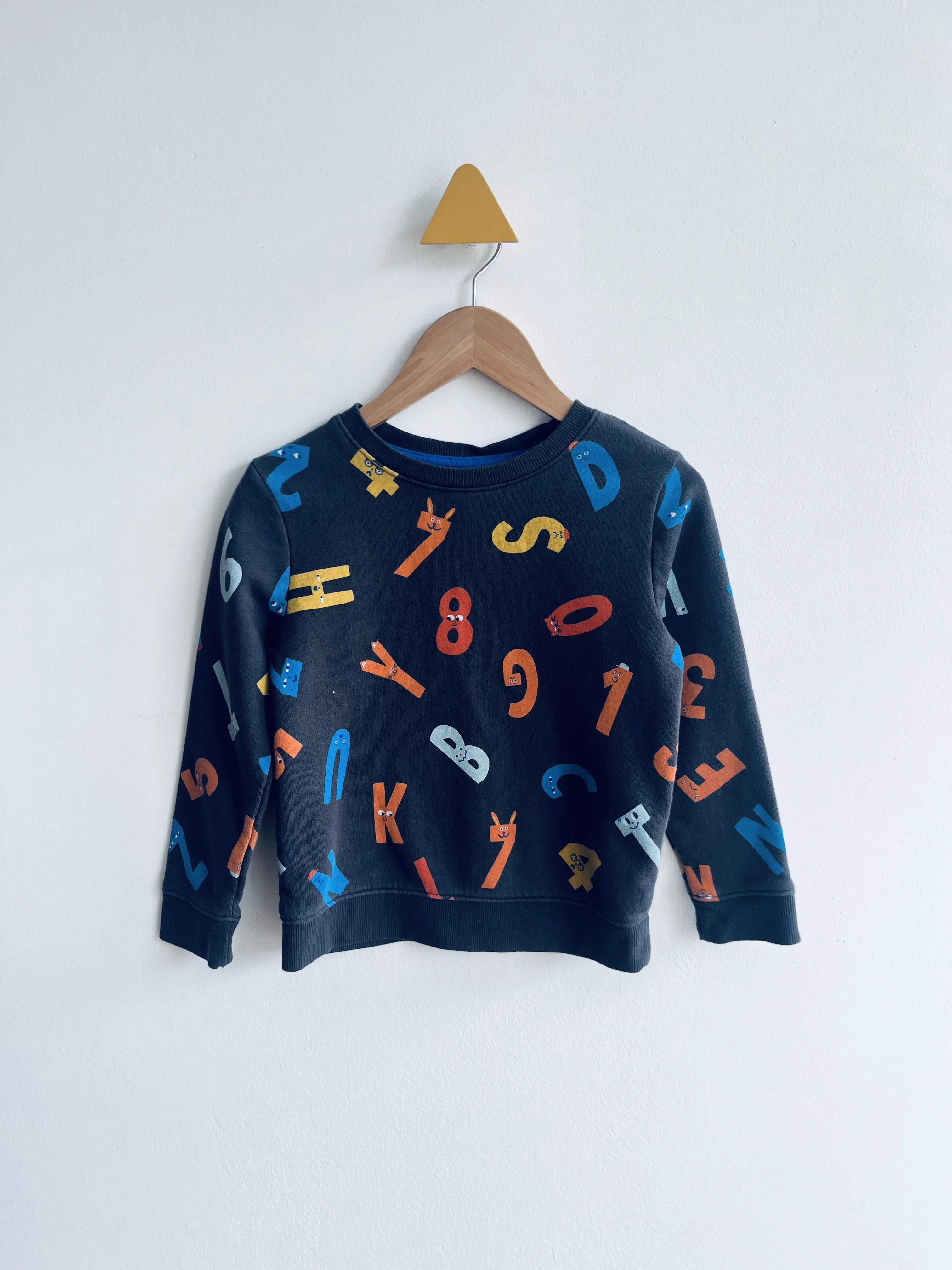 Numbers & Letters Sweatshirt // 5Y