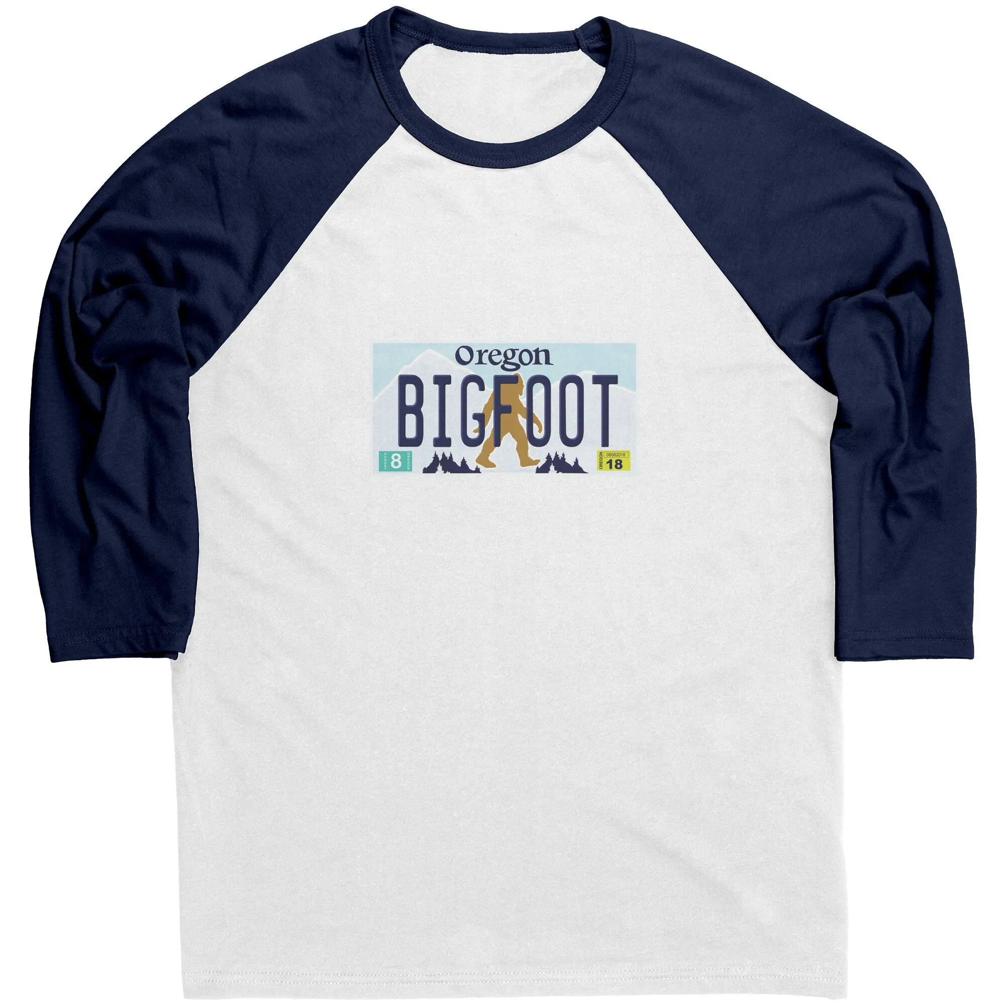 Oregon Bigfoot Plate