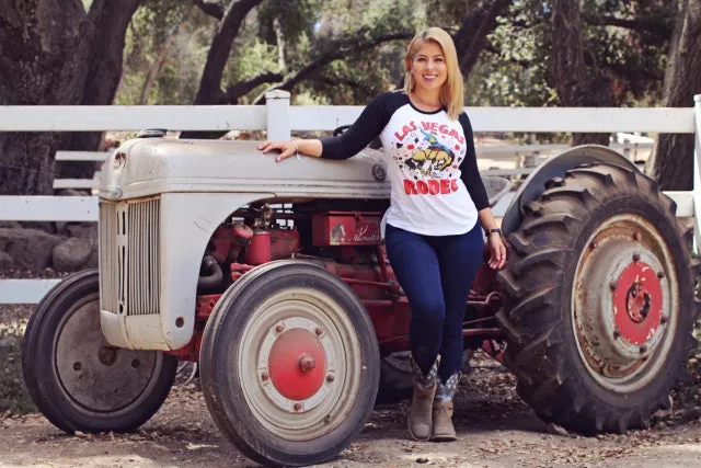 Original Cowgirl Clothing T-Shirts: Baseball Las Vegas Rodeo