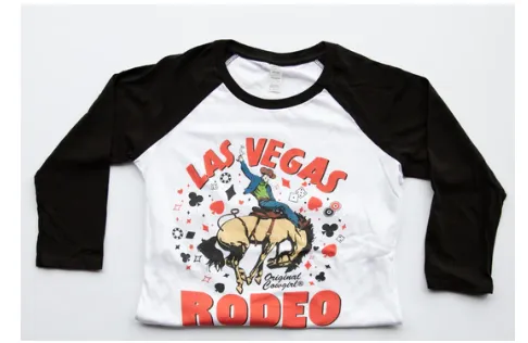 Original Cowgirl Clothing T-Shirts: Baseball Las Vegas Rodeo