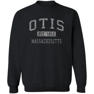 Otis Est Dark Crewneck Pullover Sweatshirt