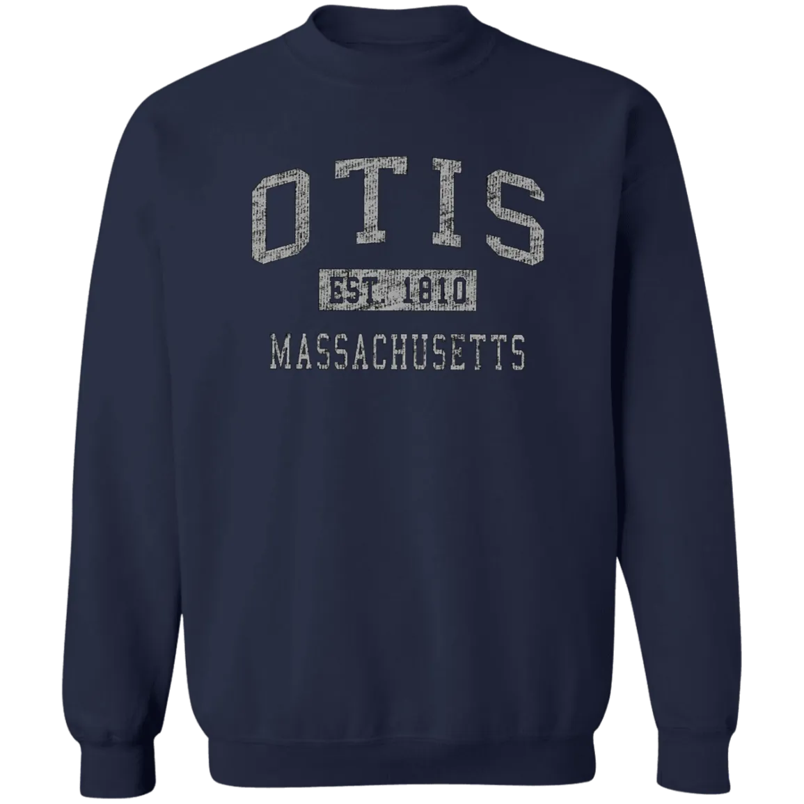 Otis Est Dark Crewneck Pullover Sweatshirt
