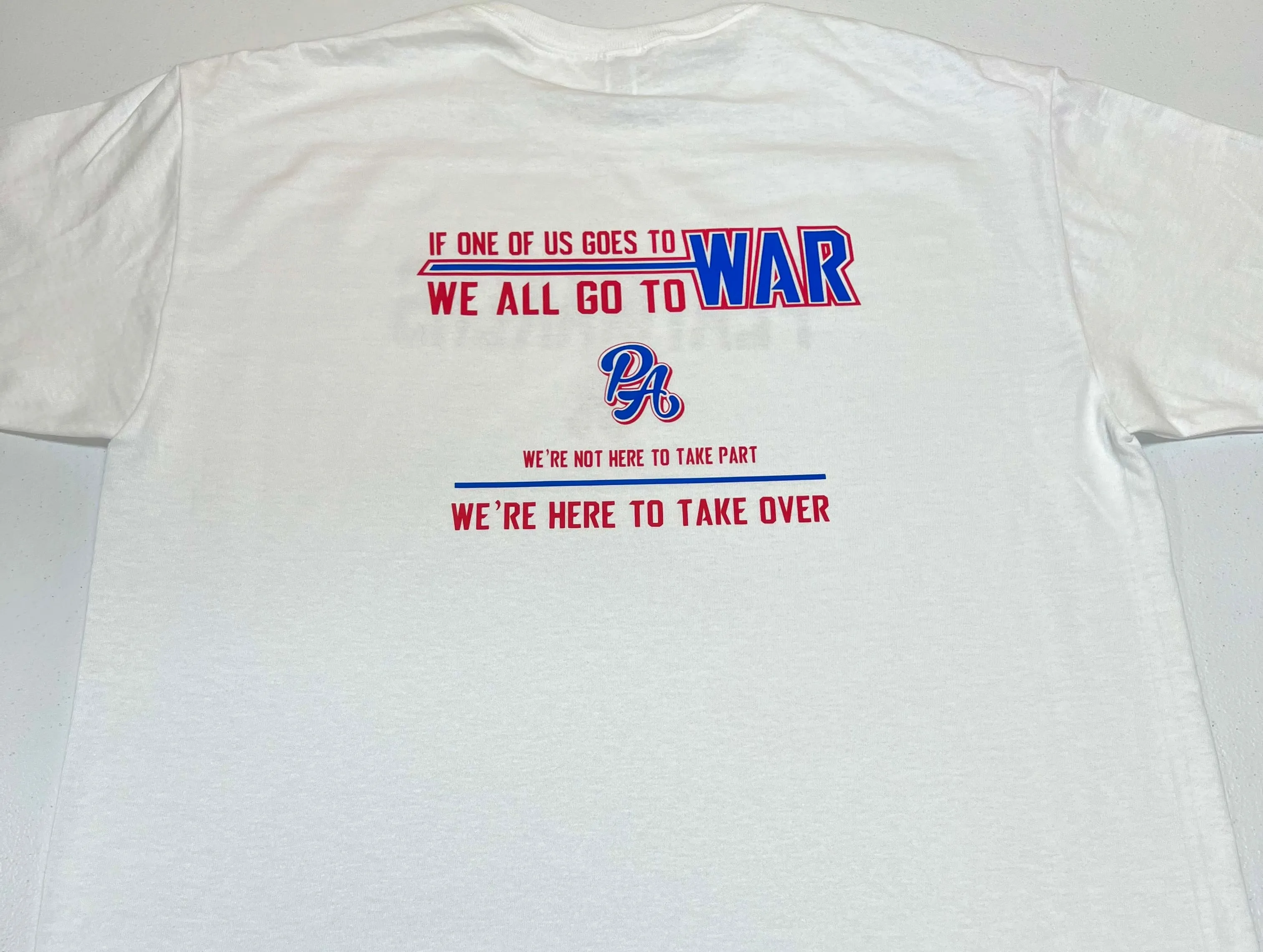 PA Playmakers 'GO TO WAR' Baseball T-Shirt