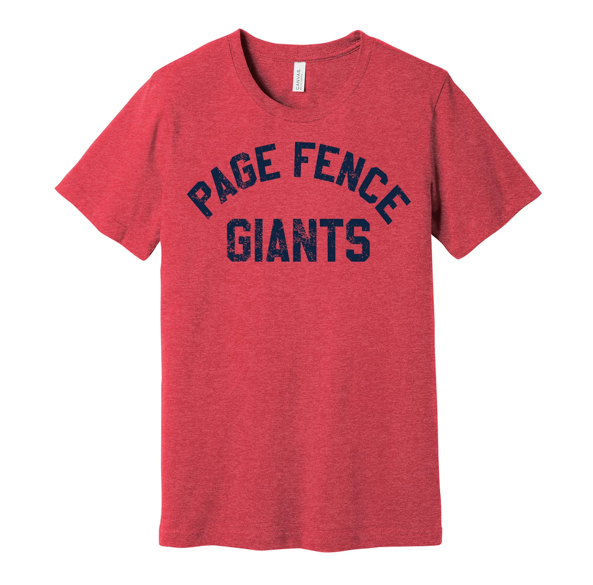 Page Fence Giants Distressed Logo Shirt - Defunct Negro Baseball Team - Celebrate Black Heritage and History - Hyper Than Hype