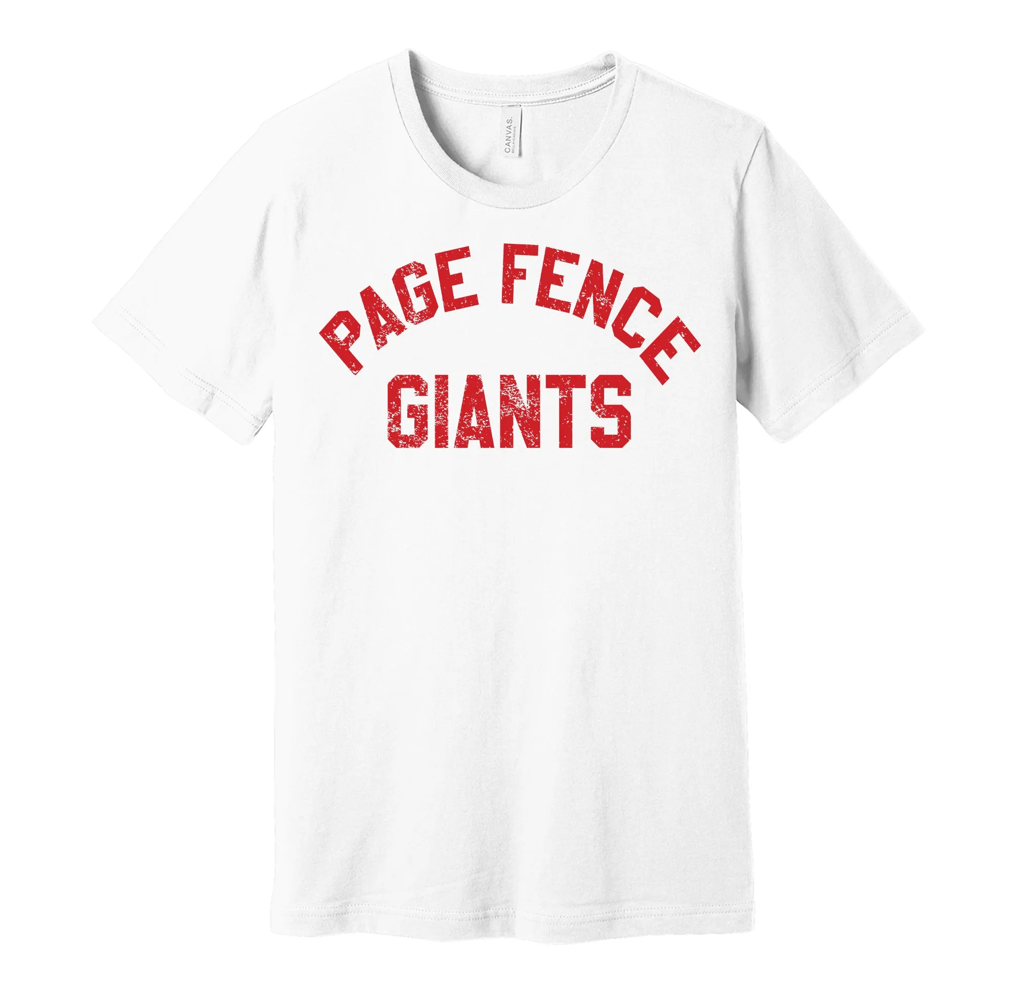 Page Fence Giants Distressed Logo Shirt - Defunct Negro Baseball Team - Celebrate Black Heritage and History - Hyper Than Hype