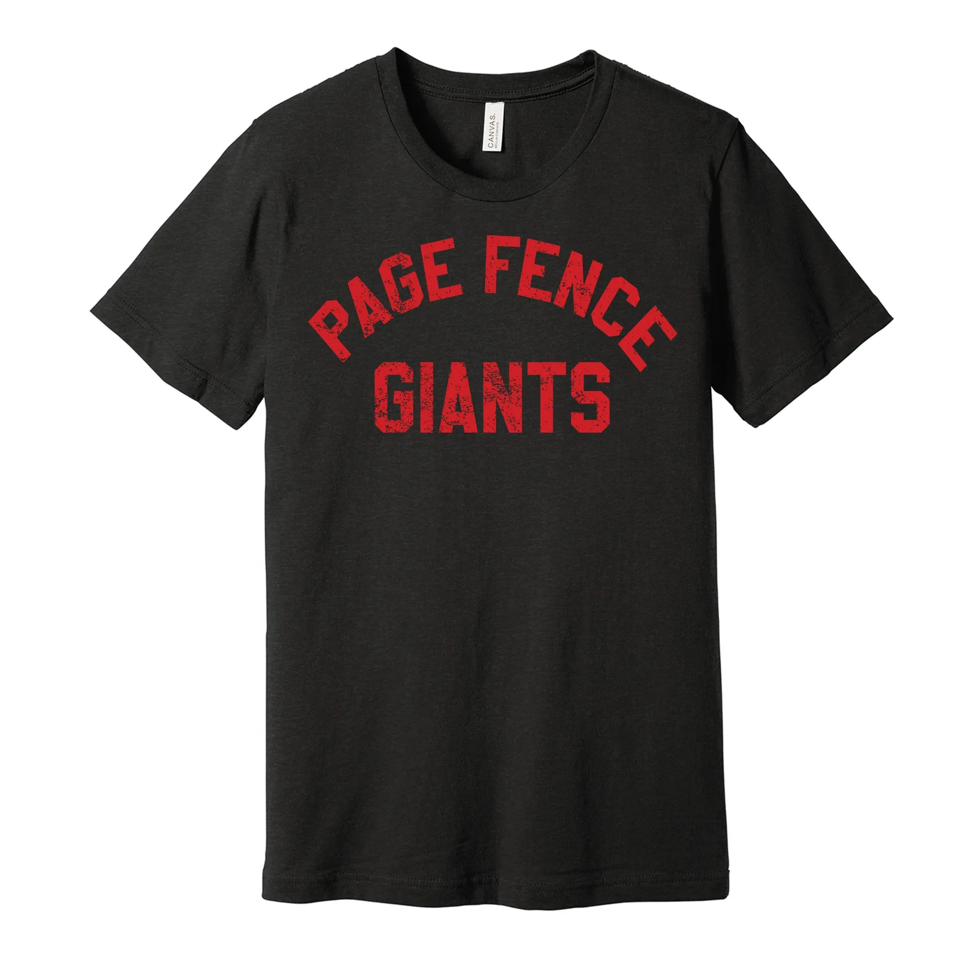 Page Fence Giants Distressed Logo Shirt - Defunct Negro Baseball Team - Celebrate Black Heritage and History - Hyper Than Hype