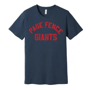 Page Fence Giants Distressed Logo Shirt - Defunct Negro Baseball Team - Celebrate Black Heritage and History - Hyper Than Hype