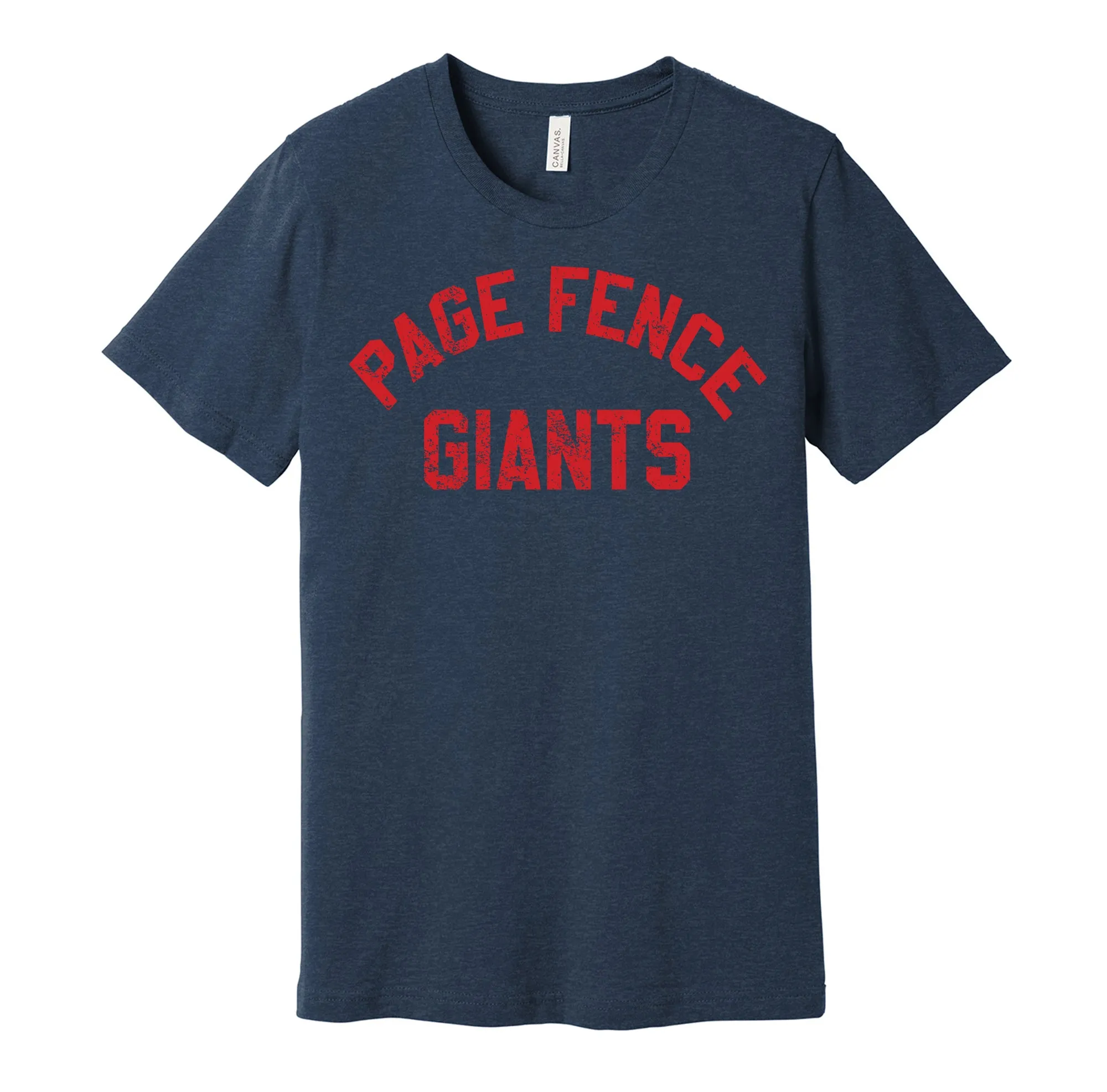 Page Fence Giants Distressed Logo Shirt - Defunct Negro Baseball Team - Celebrate Black Heritage and History - Hyper Than Hype