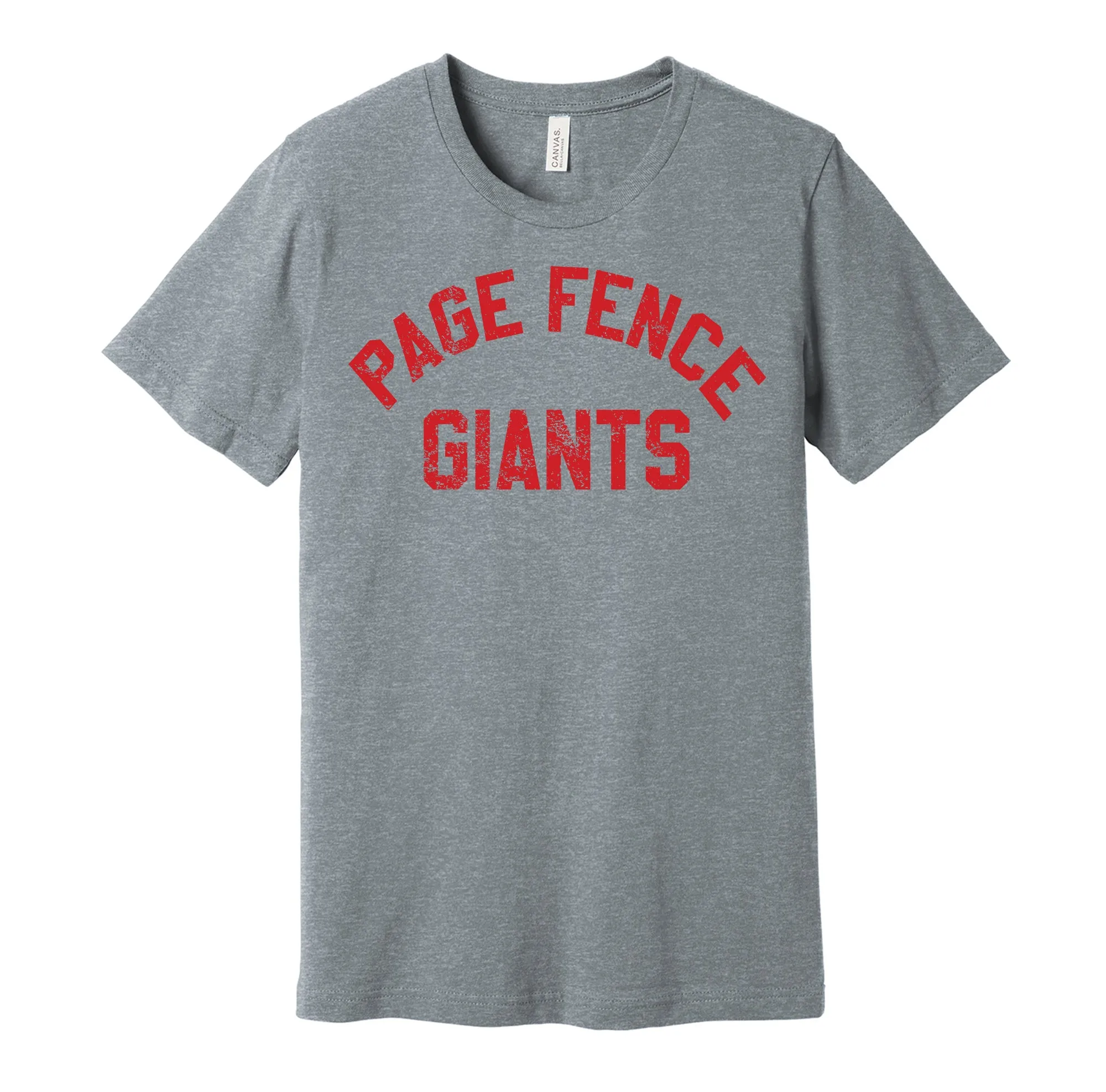 Page Fence Giants Distressed Logo Shirt - Defunct Negro Baseball Team - Celebrate Black Heritage and History - Hyper Than Hype