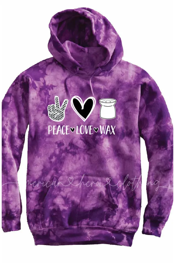 Peace Love Wax (No Plug) Tee