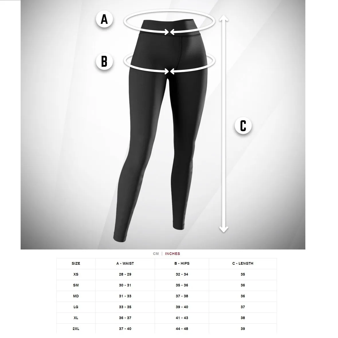 Phalanx Ladies Squad Spats Compression Leggings Pants