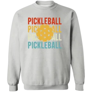 Pickleball Crewneck Pullover Sweatshirt
