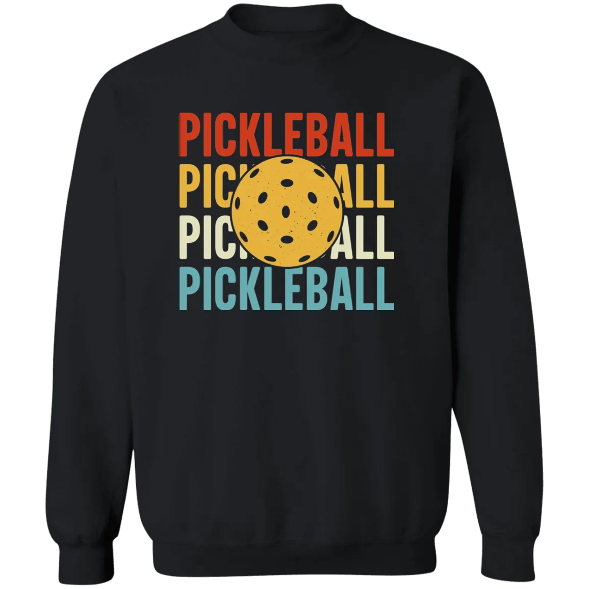 Pickleball Crewneck Pullover Sweatshirt