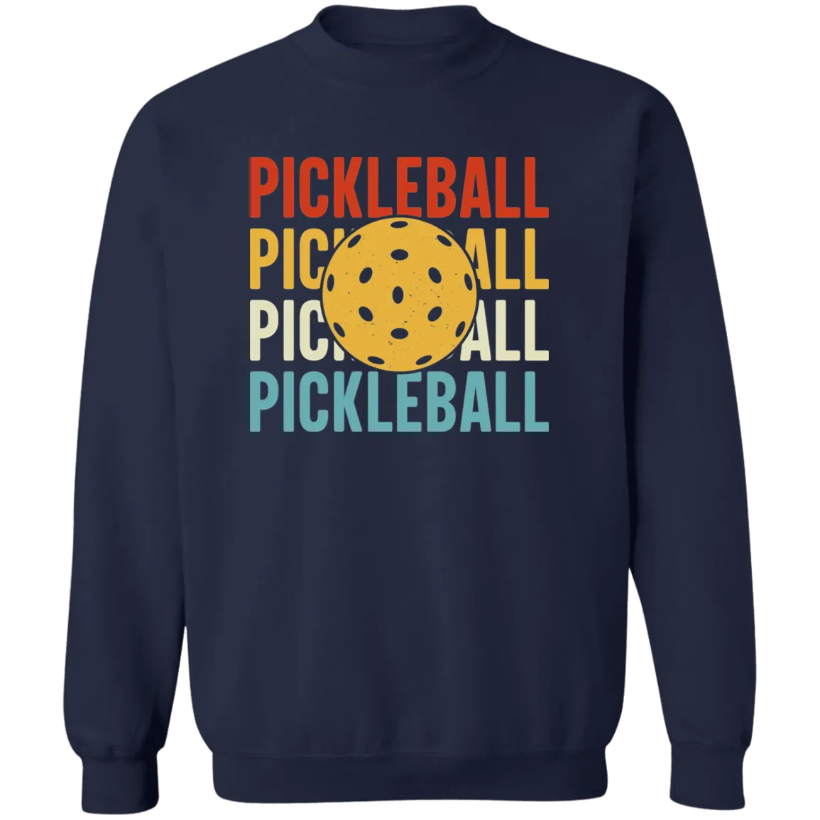 Pickleball Crewneck Pullover Sweatshirt