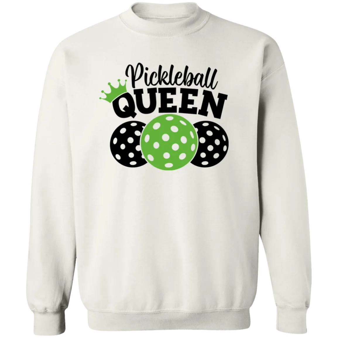 Pickleball Queen Crewneck Pullover Sweatshirt